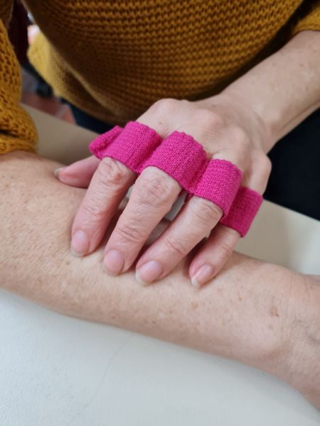 Körperband als 4-Finger-Band